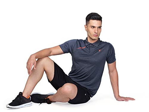 Image of TECHNOSPORT Men's Polyester Slim Fit T-Shirt