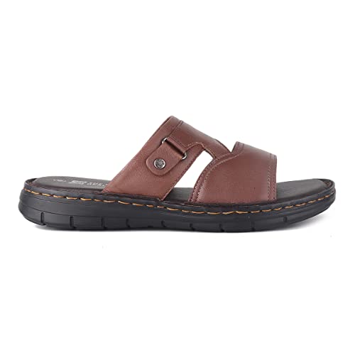 Image of Red Chief Leather casual slippers for men