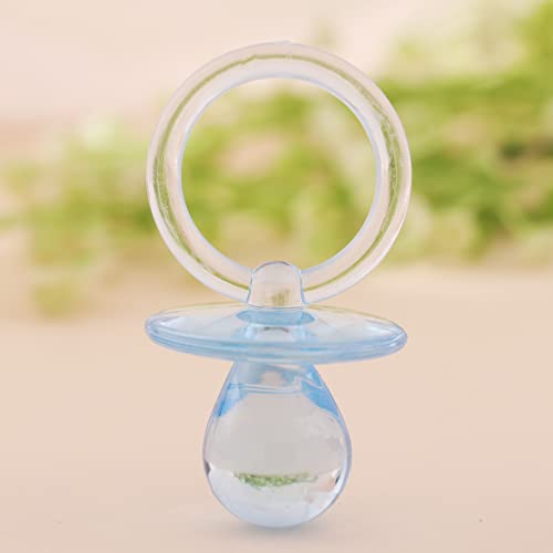 Image of 36PCS Acrylic Baby Pacifier for Baby Shower Favor,Baby Pacifiers Necklace Acrylic Baby Pacifier for Baby Shower Supplies Baby Shower Table Decorations Baby Shower Games (36,White 2.5 inch)