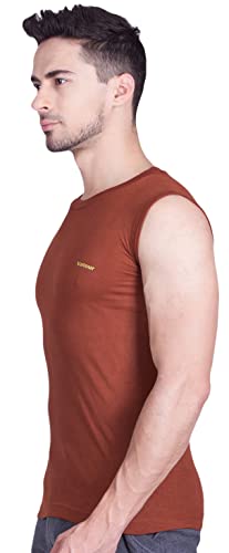 Image of Lux Cozi Men's Cotton Modern Fit Vest (Pack of 3) (Color & Prints May Vary)