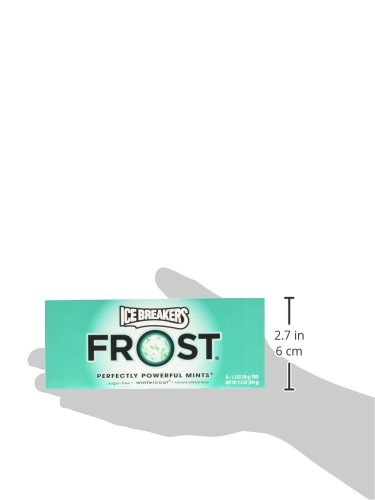 Ice Breakers Frost Wintercool Mints, 1.2-Ounce Pucks(Pack of 6)