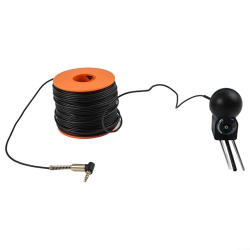 Feeshoppher Buscador de peces con pantalla IPS HD de 4.3 pulgadas, cámara subacuática gran angular de 220°, impermeable IP68 con 12 LED IR, profundidad de 0.6 m-500 m para pesca en hielo, mar, lago