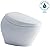 TOTO® NEOREST® NX1 Dual Flush 1.0 or 0.8 GPF Toilet with Integrated Bidet Seat, EWATER+® - Cotton White - MS902CUMFG#01