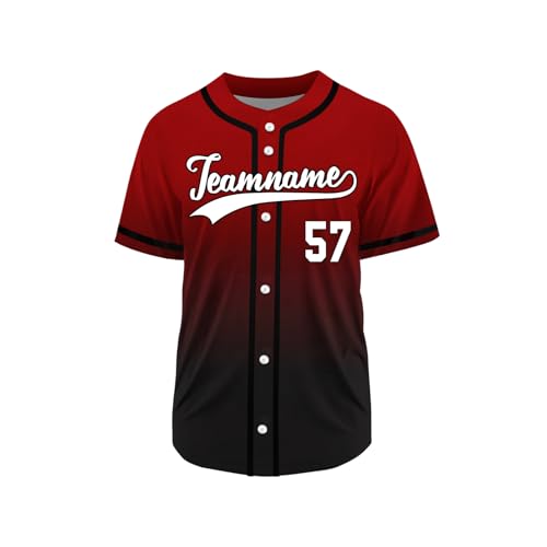 Camiseta personalizada de béisbol con nombre y número bordado/impreso, manga corta, uniforme para hombres, mujeres, niños y jóvenes, regalo para fanáticos del deporte miniatura 6