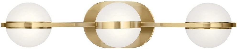 Elan 85092MBK Brettin Vanity, 3-Lights LED 40 Total Watts, Matte Black