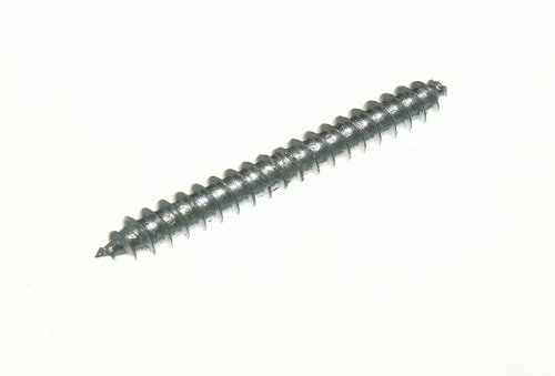 One Stop DIY 10 x DOWEL SCREWS DOUBLE ENDED WOOD TO WOOD BZP 3 X 5/16 INCH BZP STEEL NEW