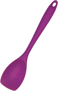 Original Gundel - Cucharón de silicona (100% silicona alimentaria, resistente al calor, flexible, con revestimiento protector, color morado)