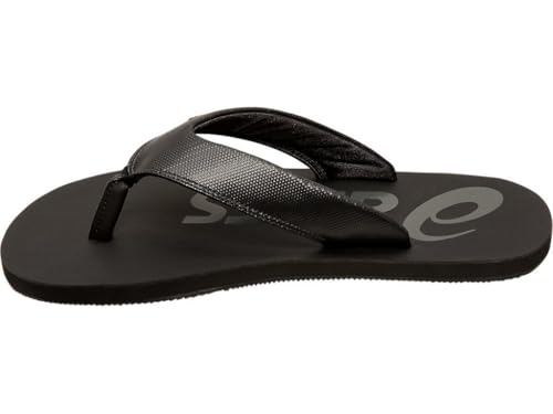 Image of ASICS Zorian Bm Black /Dark Grey Slippers - 12 UK (48 EU) (13 US) (1173A008)