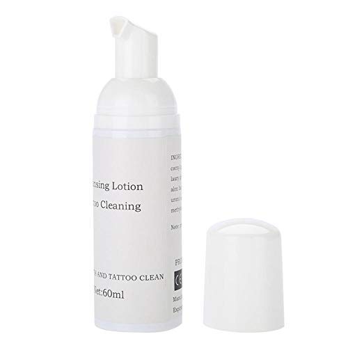 60ml Eyelashes Tattoo Foaming Cleanser Eyelash Extension Makeup Cleaning Lotion Eyelash Foam Eyelash Shampo Wash Eyelash Extension Cleaner for Wash Eyelash Extension Daily Use, Salon Beauty