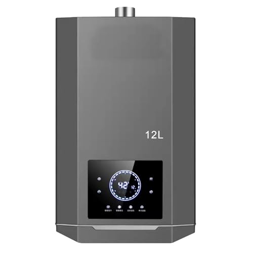 GAUDIO Calentador Gas, Calentador de Agua a Gas Portátil, Fácil de Instalar, Ducha de Temperatura Constante y Descarga de Energía, Calentador de Agua Gas Natural (Size : A)