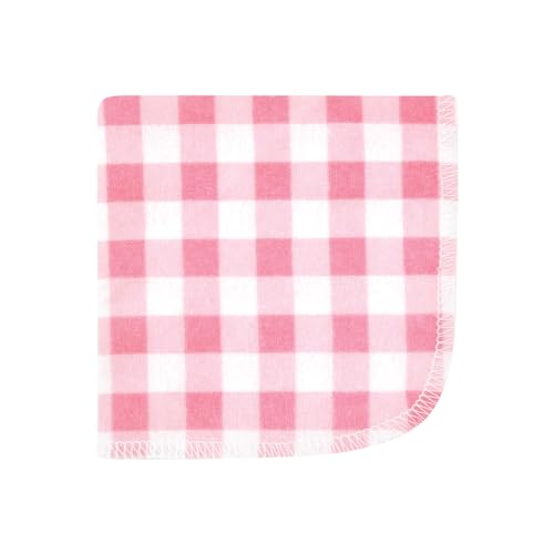 Image of Hudson Baby Unisex Baby Flannel Cotton Poly Washcloths, Butterfly Floral 10 Pack, One Size
