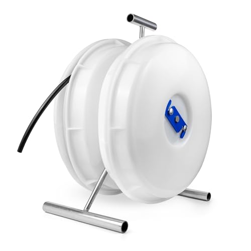 415D Wire Dispenser Wheel 2 Reel Wire Dispenser Kit for 250 foot rolls of Wires Cable Dispenser Wheel for Electricians & Contractor Durable Light Weight