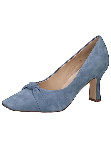 Caprice Damen 9-9-22420-20 Pumps, Blue Suede, 39 EU