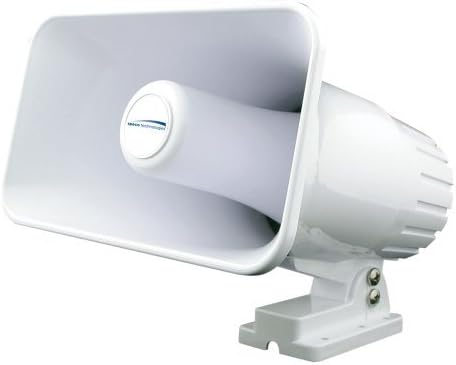 Tools Supply Speco 4 x 6 Weatherproof PA Speaker Horn - White, Model: SPC12RP, Sport & Outdoor