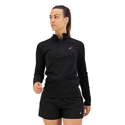 ASICS Core Halfzip Sweatshirt Damen schwarz, S Damen