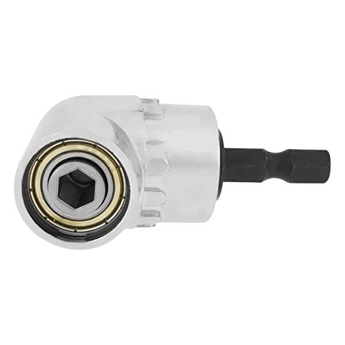 Drill Set bit Extension Drill Adapter Adjustable Screwdriver 1/4 "Socket Adapter to 105 Degree Hex Angle 2.36 x 1.26inch Drill Collet Adapter
