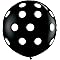 PMU Premium Latex Balloons - Jumbo Size Balloons For Birthdays, Wedding Parties, Baby Shower, Indoor & Outdoor Party Events & Decoration Supplies - Made In USA, 36 Inch Baby Blue, Pkg/4