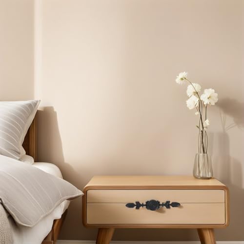 Tiradores de retro Gadpiparty para tocador de dormitorio y mesita de noche de aluminio, 4 unidades 6