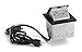 Lew Electric PUFP-CT Countertop Box CORDED (2 Power | GFCI, Black)