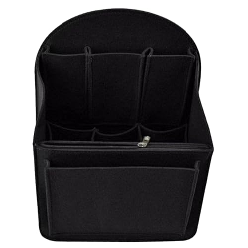 Brooksnaji Inserto organizador de bolsa - Organizador de mochila ligero y resistente a desgarros, separador de almacenamiento multibolsillo | Viaje Camping Gym Trajet Senderismo Bookbag Inserte para