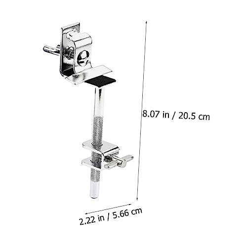 Clip Soporte para Cowbell para Bombo Kit de Percusión Soporte Fuerte miniatura 5