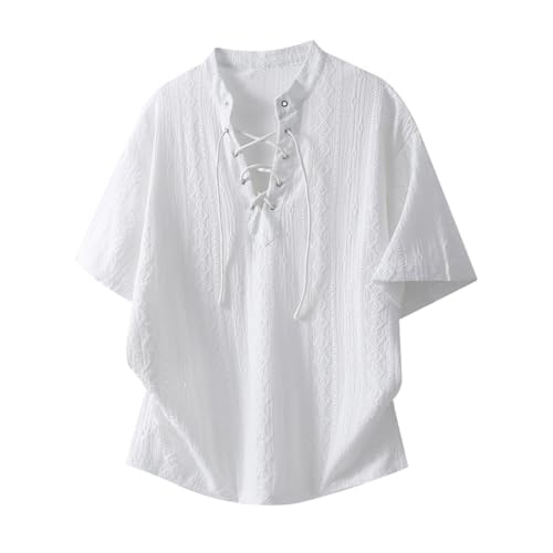 Camisa pirata para hombre ideal para festivales temáticos y ferias medievales