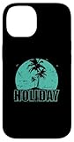 Stylish design in the category of palm trees. Related keywords are coconut, tree and vacation. Nice grafic for Friends of exotic trees with the title: Holiday Palm Trees and Beach Tree Vacation. Palm trees are a symbol of vacation, sun, summer and re...