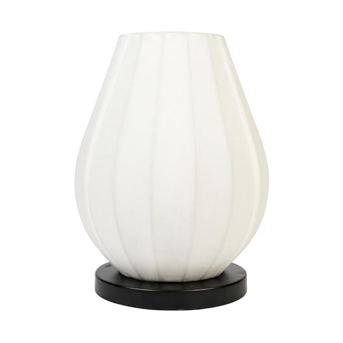 Image of Lexton 10.5 Inch Decorative Table Lamp for Bedroom | Fabric Shade Bedside Night Lamp with Inline Switch & 2 Pin Plug | Compact Desk Lamp for Study Table, Living Room & Home Decor Lighting (Pack of 1)