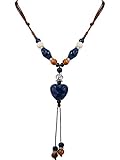 collier ceramique histoire d'or Offrez ce superbe bijou bohème comme cadeau de Saint-Valentin, de Noël, d'anniversaire ou d'anniversaire de mariage.