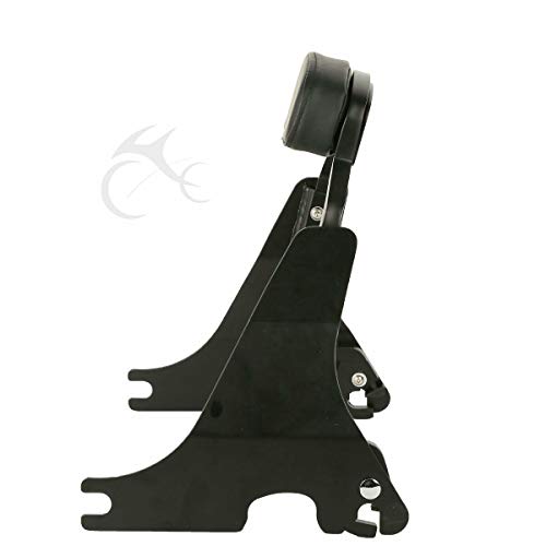 image for TCMT Short Passenger Backrest Sissy Bar With Docking Hardware Kit Fit 