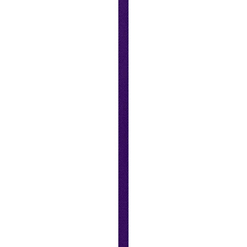 Image of Berwick Offray 492932 1 /4 inch Wide Single Face Satin Ribbon, Regal Purple, 6 Yds