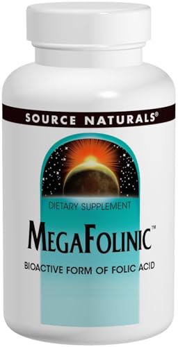 Source Naturals - MegaFolinic ���������t�_ 800 �t�H�[�� mcg�B - 120����