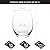 FAWLES Crystal Stemless Wine Glasses Set of 12, 15 Ounce Smooth Rim Standard Wine Glass Tumbler for Red, White Wine, Dishwasher Safe
