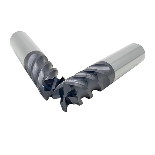 Image of Carbide Square End Mill - 4 Flute - 1 /2 inch 4T (1 Piece, 1 /2 inch) - for Milling Alloy Steels, Hardened Steel, Metal & More - Mill Bits Sets for DIYers & Professionals by LU&MN