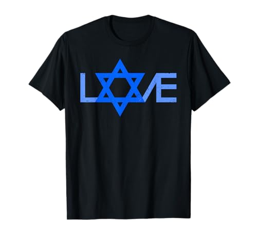 I Love Israel Jewish Star of David Gift for Jew Friend T-Shirt
