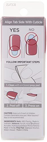 Kiss Impress Color Press-On Nails, Gel Nail Kit, Purefit Technology, Short Length, “Peanut Pink”, Polish-Free Solid Color Manicure, Includes Prep Pad, Mini Nail File, Cuticle Stick, And 30 Fake Nails #TOP1