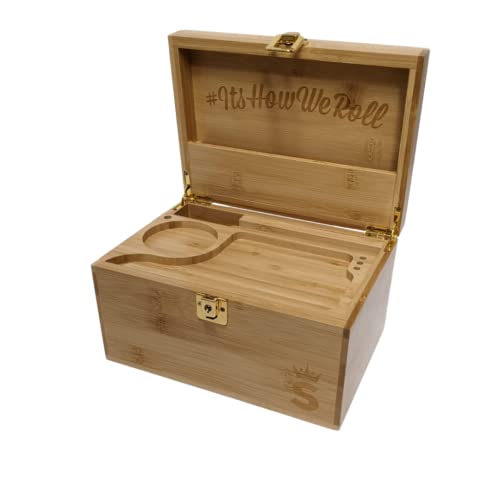 SMO T4X Deluxe Smokers Rolling Box - High Grade Lockable Storage - Supreme Station with Removable Roll Tray - Image 4