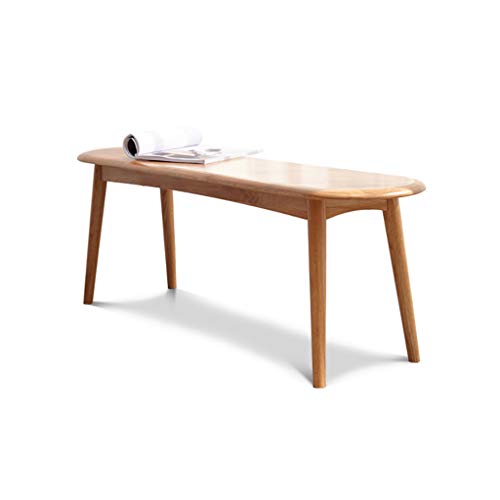 Chairtu Banco Banco de Madera Taburete de Comedor, Madera Maciza Pura Roble...