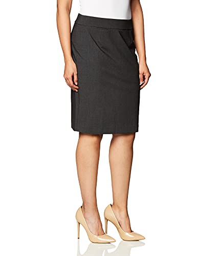 Image of Calvin Klein Womens Centerback Zipper Velvet Wear to Work Suits Skirt