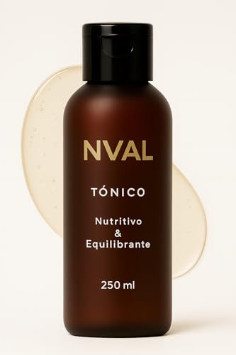 NVAL - Tónico para equilibrar el pH de la piel, cerrar poros y preparar el rostro para la hidratación. Hidratante, calmante para todo tipo de pieles 250 ml.
