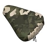 Matériau imperméable : la housse de selle de vélo est fabriquée en PVC fiable et revêtement en polyuréthane, réutilisable, résistante à l'eau et aux intempéries, peut être utilisée pendant une longue période. Il s'adapte parfaitement autour de votre selle de vélo et garde votre selle au sec pendant une longue période.