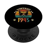 Photo Gallery maglietta vintage divertente con gatto, regalo di compleanno 1945, uomo e donna, 79 anni popsockets popgrip intercambiabile Photo Gallery maglietta vintage divertente con gatto, regalo di compleanno 1945, uomo e donna, 79 anni popsockets popgrip intercambiabile