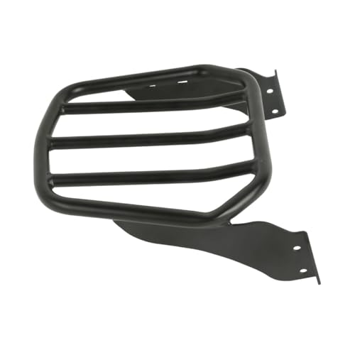 Porte-bagages moto Softail 2006-2017 noir en acier robuste pour Fat Boy