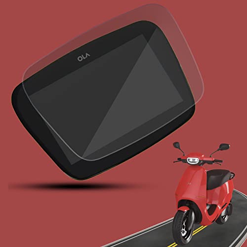 Image of FCS PET Speedometer Screen Protector Guard For Ola S1 / S1 Pro Ev Scooter Screen Guard | 9H Anti Shock Edge To Edge Full | (Matte)