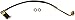 Dorman H620490 Rear Driver Side Brake Hydraulic Hose Compatible with Select Ford Models
