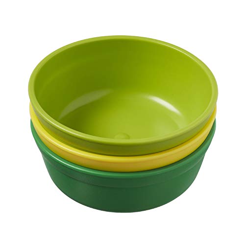 Ecr4Kids My First Meal Pal Snack Bowls, Kids Plastic Tableware, Stackable And Dishwasher Safe, Stackable Bowls For Baby, Toddler And Child Feeding, 3-Pack - Citrus #TOP6
