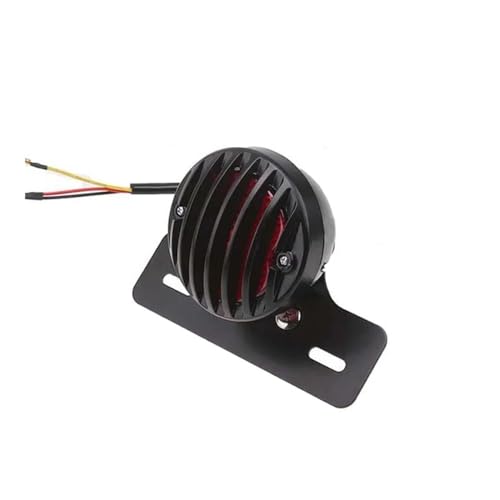 Feu stop arrière moto LED support plaque d'immatriculation pour Chopper Bobber