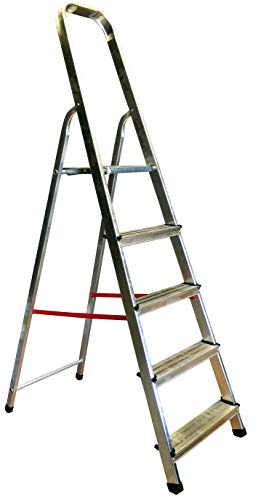 Homelux 825003 Escalera Domestica, 5 Peldaños, 4.5 kg