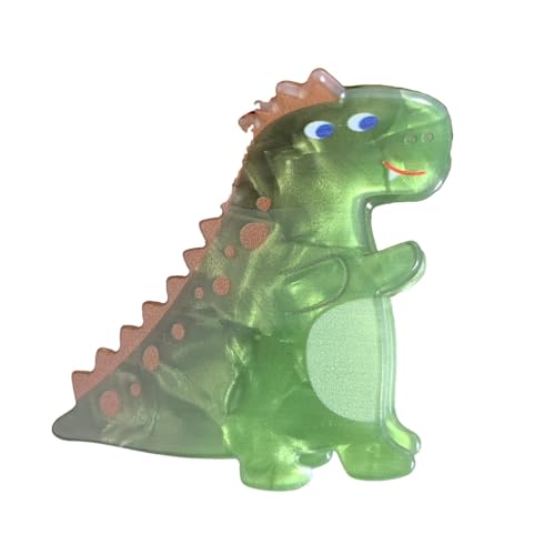 Euyehn アクリル 恐竜 ヘアピン、ファッション キュート プレート 恐竜 ヘアクリップ - ノンスリップ アクリル ヘッドドレス スタイリングツール 強力ホールド ヘアアクセサリー 日常使用