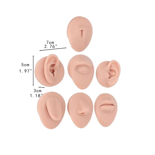 Modèle pratique oeil silicone et kit perçage corps réutilisable - 3
